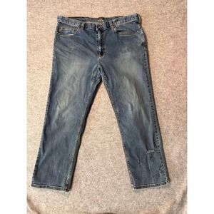 Ridgecut Toughwear Jeans Mens 44x30 Blue‎ Denim Workwear Straight Leg